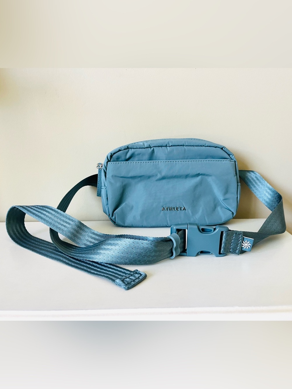 Athleta All About Crossbody Belt Bag in Blue